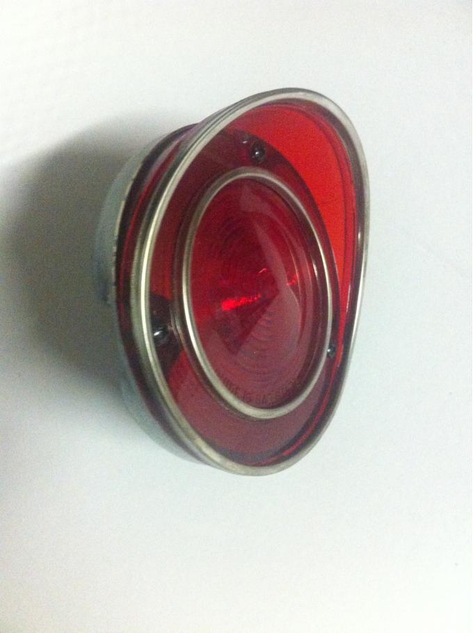 Corvette Taillight Lens, Housing and Gasket, NOS, 1970-1971