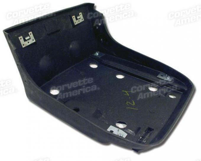 Corvette Seat Bucket, Black, Bottom, 1979-1982