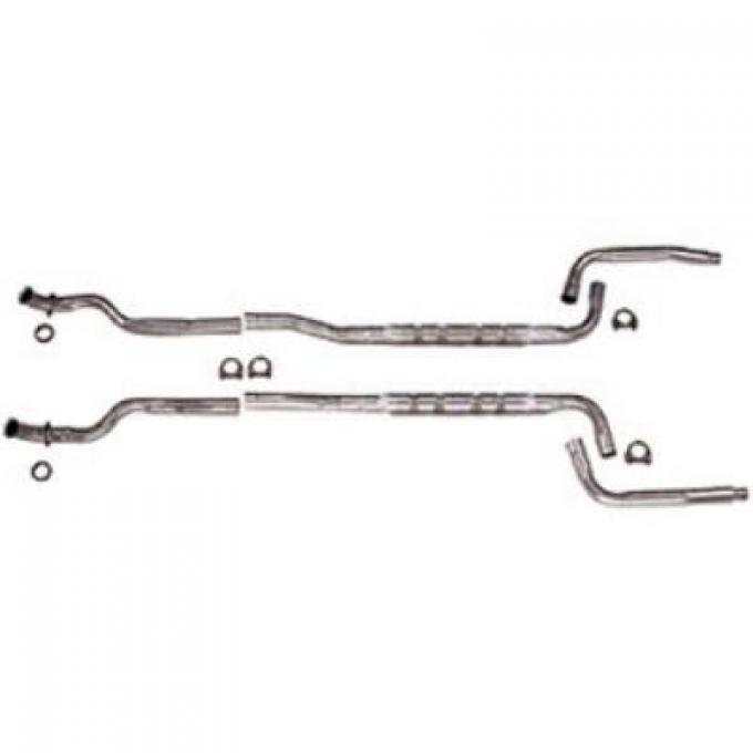 Corvette Chambered Exhaust System, High Performance, 2.5", 4-Speed, 1974-1979