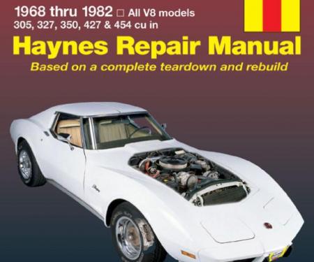 Corvette Haynes Repair Manual, 1968-1982
