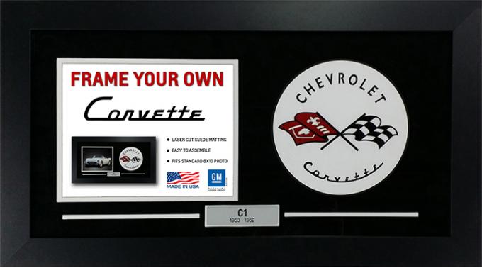 Corvette Frame Your Own with C1-C7 Logo Frame