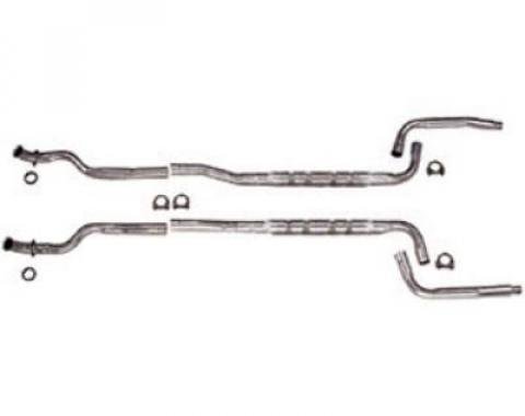 Corvette Chambered Exhaust System, High Performance, 2.5", 4-Speed, 1974-1979