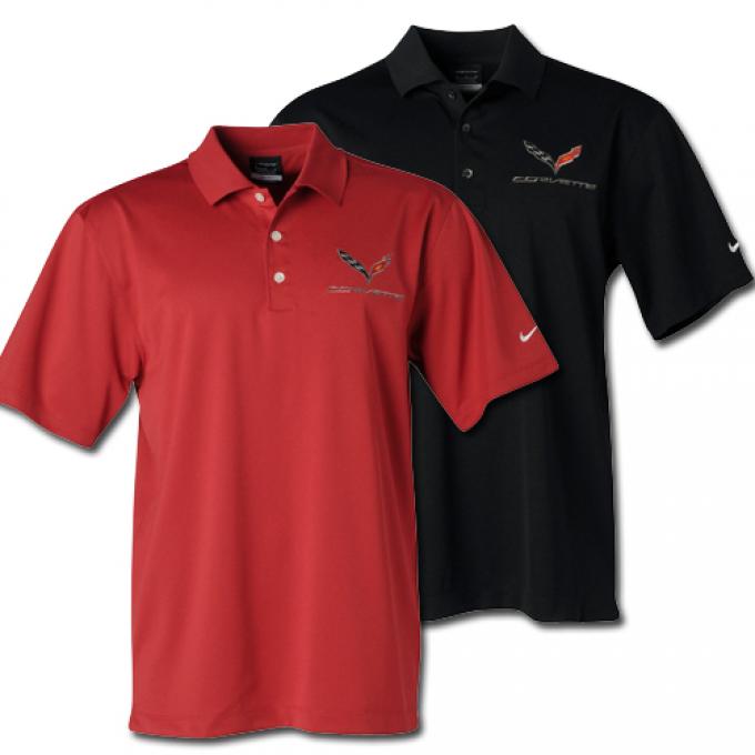 Corvette C7 Men's Nike Dri Fit Polo