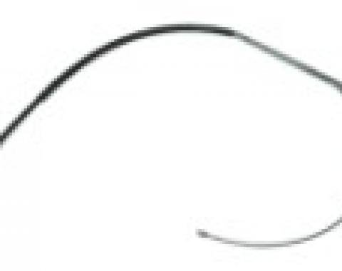 Corvette Parking Brake Cable, Front, Stainless Steel, 1988-1996