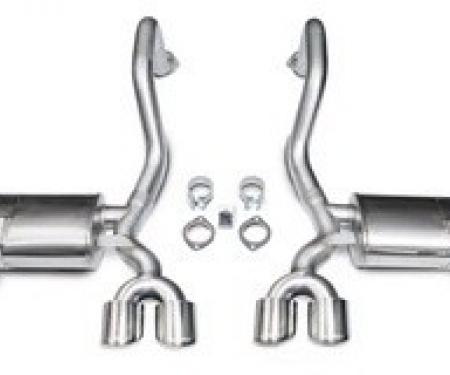 Corvette Exhaust System, With 3.5" Quad Tips, Pro-Series, Xtreme, CORSA, 1997-2004