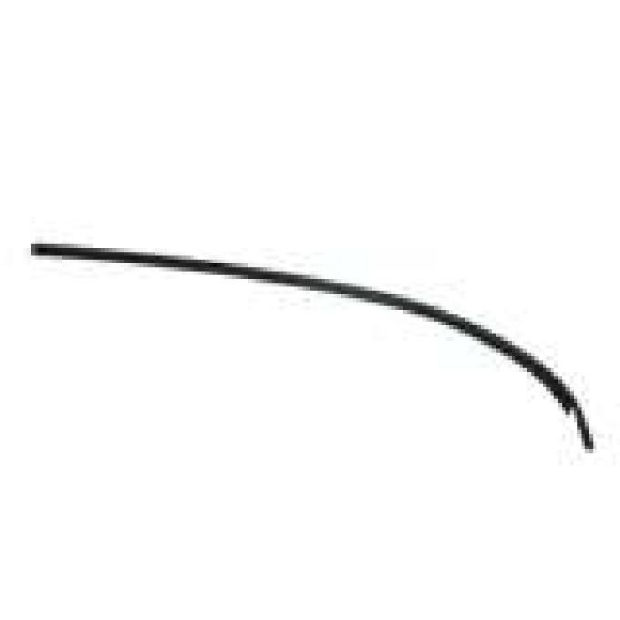 Corvette T-Top Front Molding, Left, Black, 1979-1982