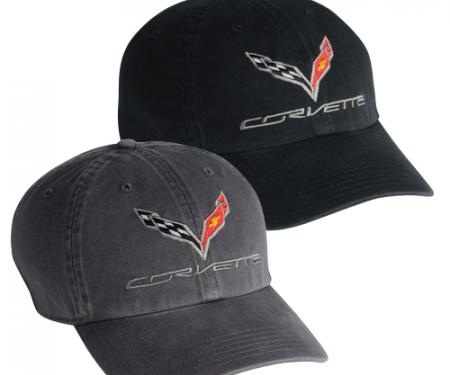 Corvette C7 Premium Garment Washed Cap