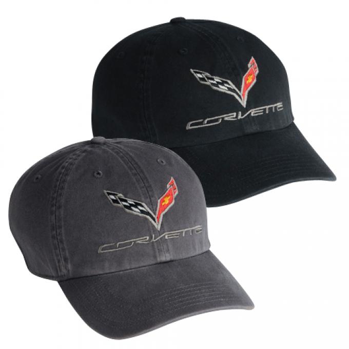 Corvette C7 Premium Garment Washed Cap