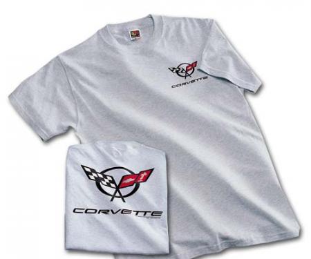 Corvette C5 Logo T-Shirt, Ash