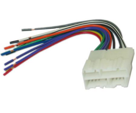 Corvette Radio Wire Harness With Plug, Custom, 1988-1996