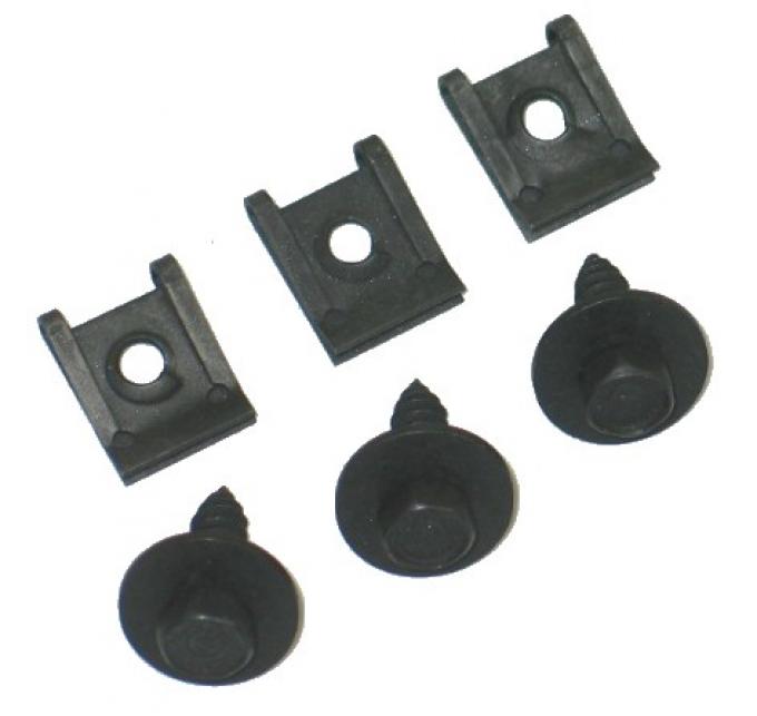 Redline Restomotive® 1973-1982 Chevrolet Corvette Coolant Recovery Tank Mount Kit