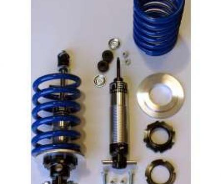 Corvette Coilover Shock Kit, Front, Small Block, Single Adjustable, 400 Lb. Spring, 1963-1982