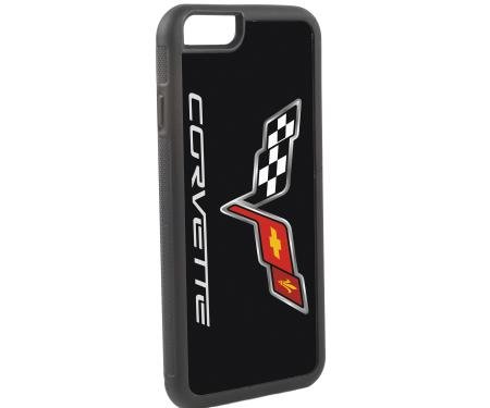 Corvette iPhone 6  Rubber Case, with C6 Logo