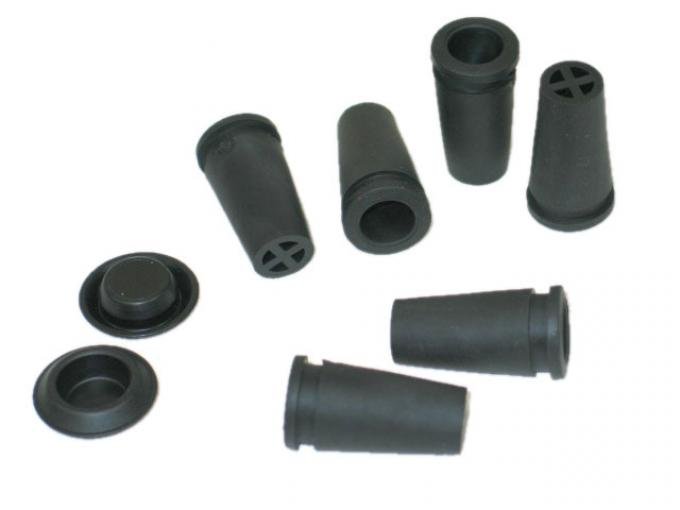 Corvette Floor Pan Drain Plugs, 8 Piece Set, 1977-1982