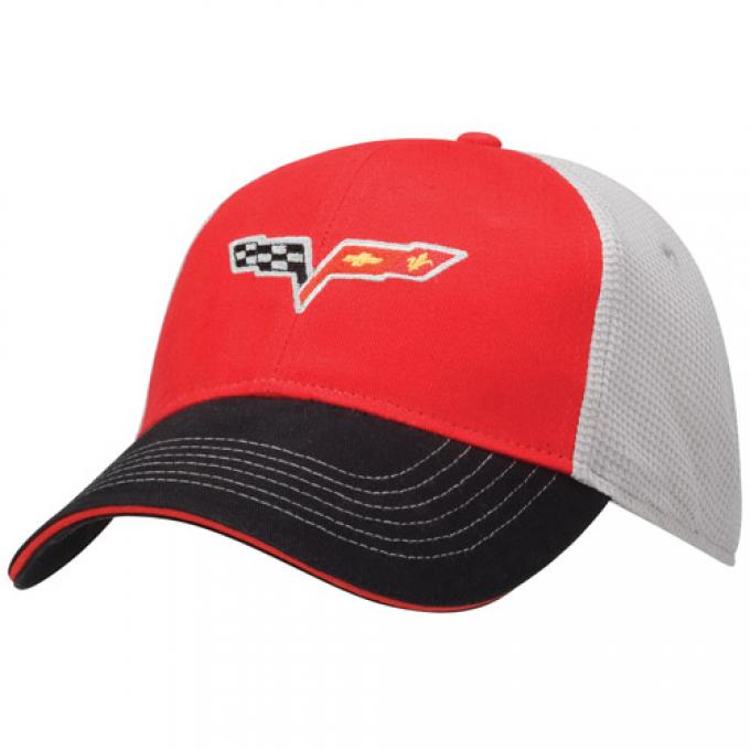 Corvette C6, Twill and Soft Mesh Cap