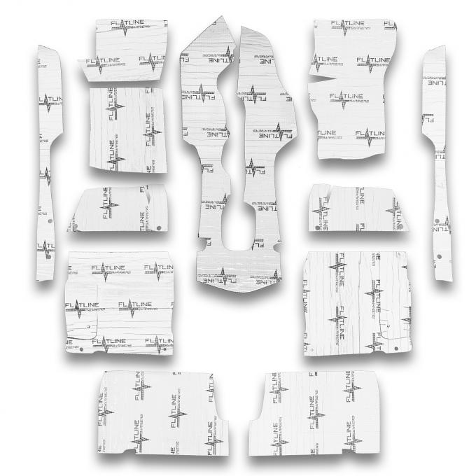Flatline Barriers 1976-82 Chevrolet Corvette W/Metal Floors Floor Insulation & Sound Dampening Kit TABV7014