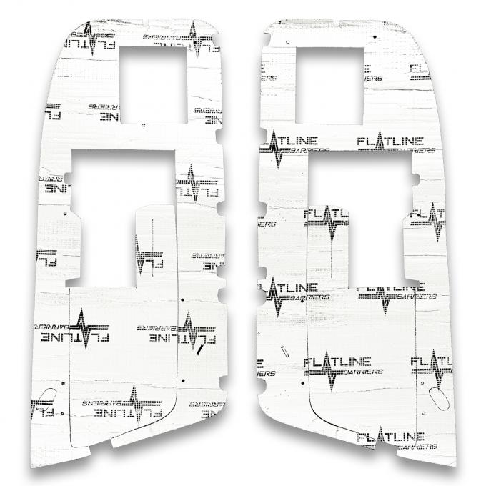 Flatline Barriers 1984-96 Chevrolet Corvette Door Insulation and Sound Dampening Kit TABV7025