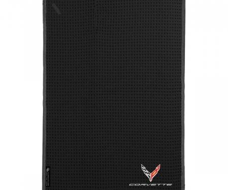 Golf's Finest Microfiber Cart Towel - Next Generation Corvette, Black