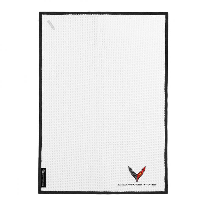 Golf's Finest Microfiber Cart Towel - Next Generation Corvette, White