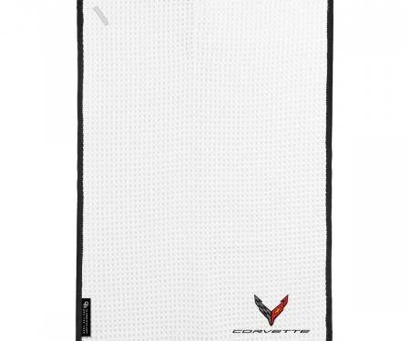 Golf's Finest Microfiber Cart Towel - Next Generation Corvette, White