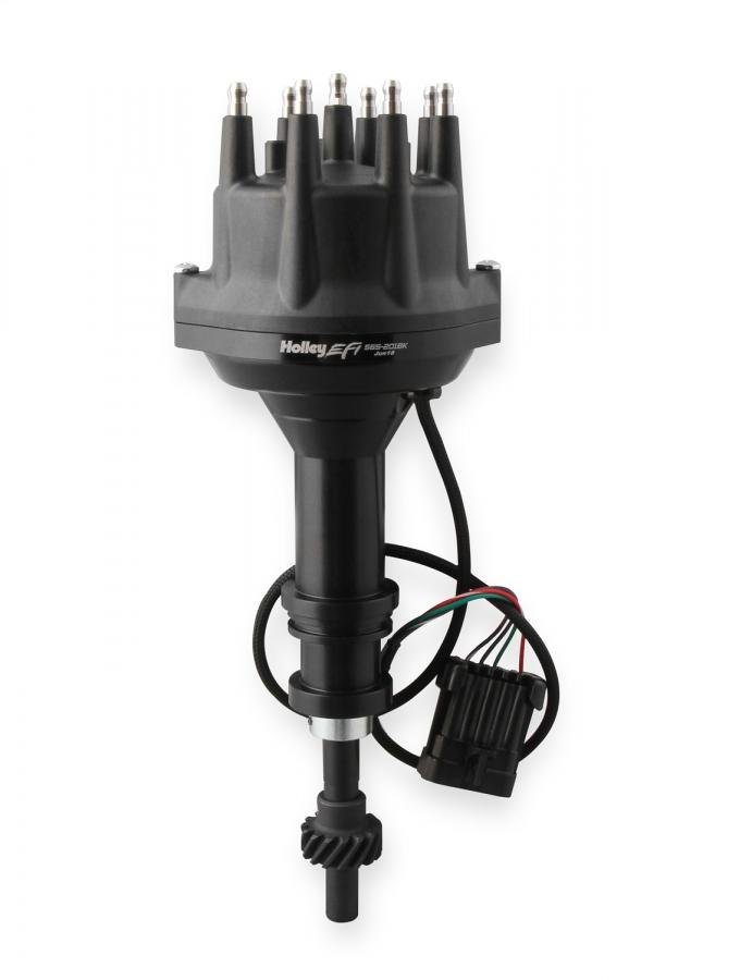 Holley EFI Dual Sync Ford 351W Distributor, Black 565-201BK