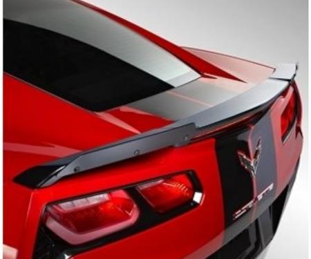 2014-2019 Chevrolet Corvette Wickerbill Spoiler Black, Stingray Only - Chevrolet Performance Parts