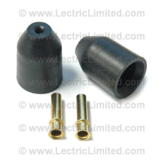 Lectric Limited 1968-1971 Chevrolet Corvette Terminals: Front Parking/Turn Signal Light Fiberoptic Ferrules/Ends & Boots VRK6871FOP