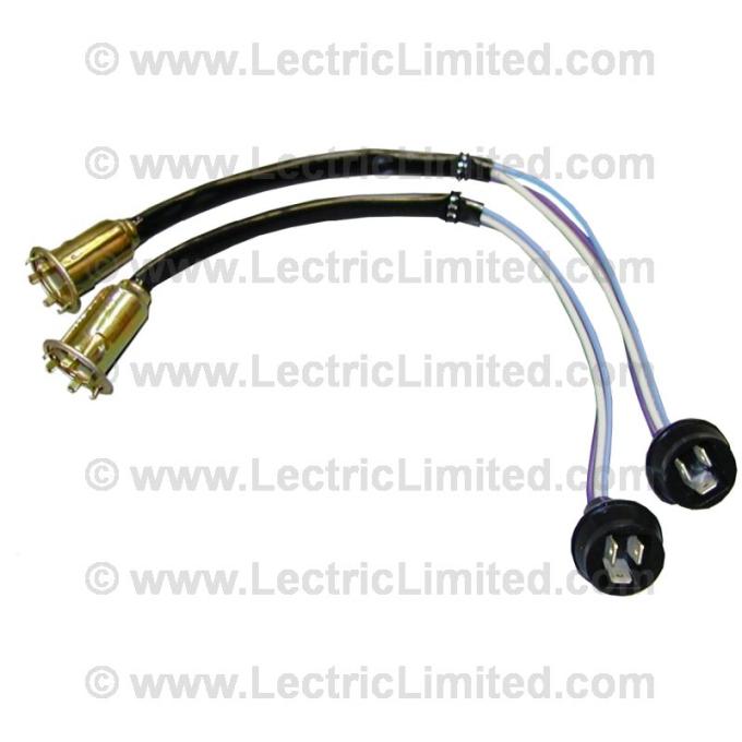 Lectric Limited 1968-1969 Chevrolet Corvette Front Parking/Turn Signal Light Extension Repair Set VPL6869