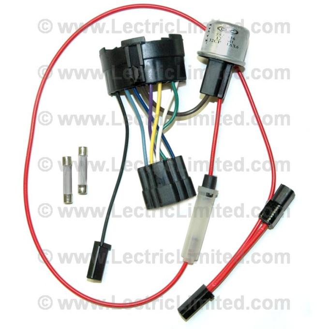 Lectric Limited 1963 Chevrolet Corvette Steering Column Turn Signal Switch Adapter Harness VTS6300CKB
