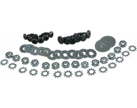 Corvette Weatherstrip Fastener Kit, Convertible Top 54 Piece, 1963-1967