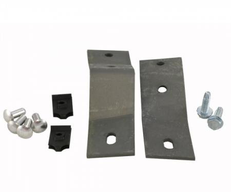 Corvette Side Exhaust Cover Hardware Set, Front, 1965-1967