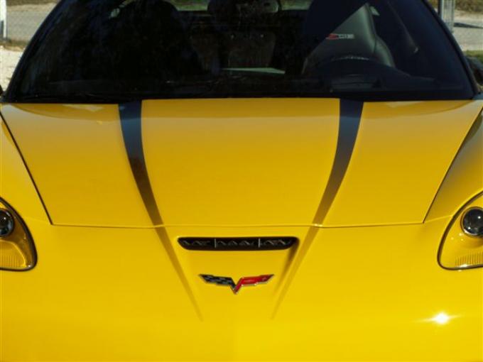 American Car Craft 2005-2013 Chevrolet Corvette Hood Graphic Fade 2pc 042030