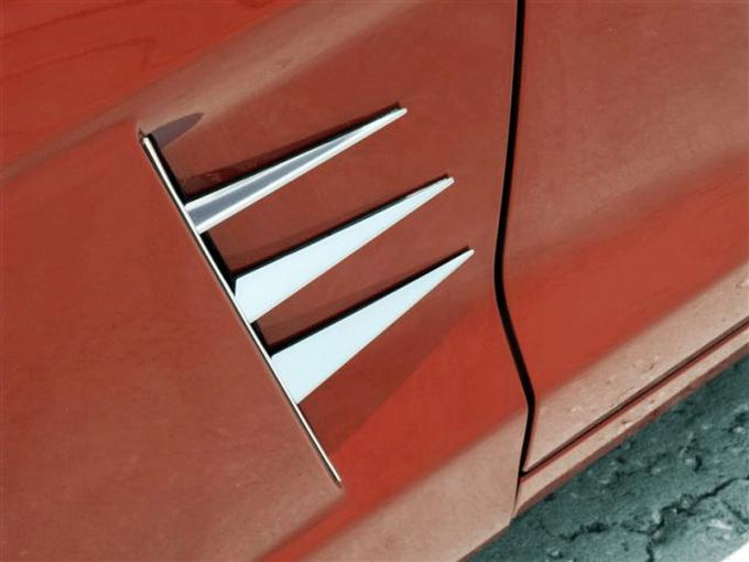 American Car Craft 2005-2013 Chevrolet Corvette Vent Spears Only Polished 6pc C6 042048