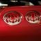 American Car Craft Taillight Grilles Polished Flame 4pc 032040