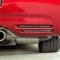 American Car Craft Vent Grilles Perforated Rear Bumper 2pc 032016