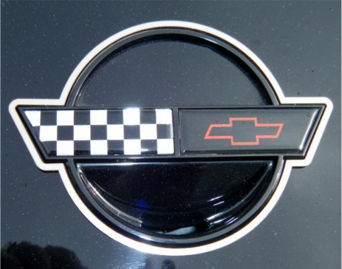 American Car Craft Emblem Trim Rings Polished 2pc 022006