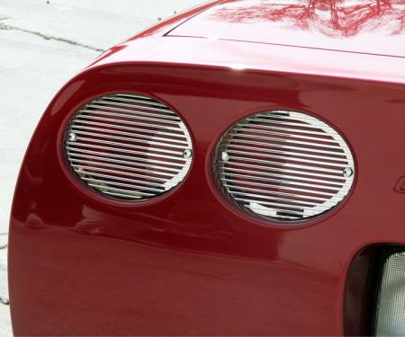 American Car Craft Taillight Grilles Polished Billet 4pc *5th Brake Light Not Included* 032045