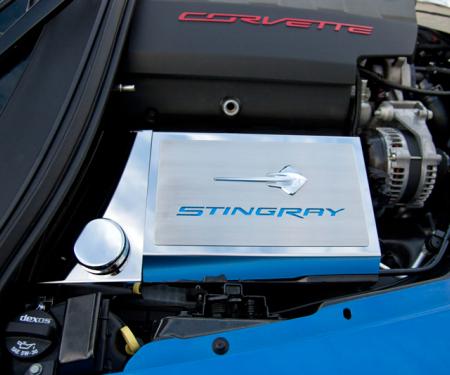 2014-2019 Corvette Z06/Z51/C7- Fuse Box Cover with Stingray Emblem & Lettering 053033