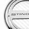 2008-2018 Chrysler 300 Fluid Cap Cover Set 6pc Stingray Font Carbon Fiber Black | Black Carbon Fiber