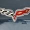 American Car Craft 2005-2013 Chevrolet Corvette Emblem Rings Polished 2pc 042080