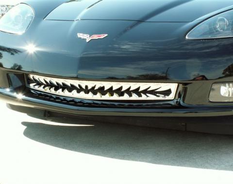 American Car Craft 2005-2013 Chevrolet Corvette Grille Polished Shark Tooth Front C6 042039