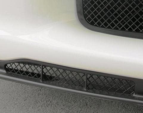 American Car Craft 2005-2013 Chevrolet Corvette Air Dam Grilles Laser Mesh Z06 Black Powder Coat Stealth 042100