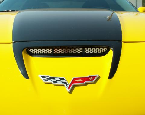 American Car Craft 2006-2013 Chevrolet Corvette Hood Vent Grilles Perforated Z06 042056