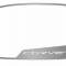 American Car Craft 2005-2019 Chevrolet Corvette Mirror Trim Side View Corvette Style 2pc GM Licensed 042086