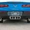 American Car Craft 2014-2019 Chevrolet Corvette Exhaust Filler Plate Perforated Stock System 052011