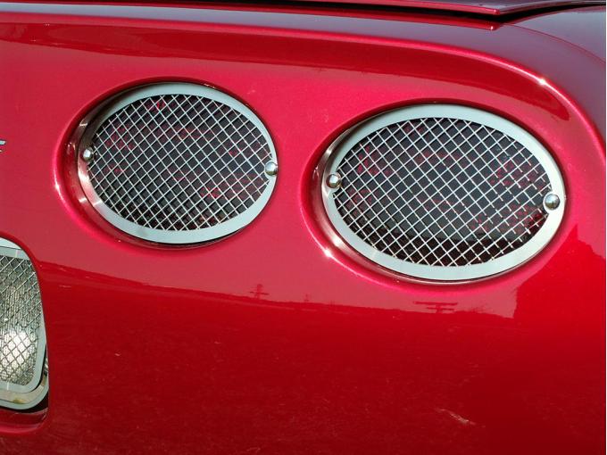 American Car Craft Taillight Grilles Laser Mesh 4pc 032027
