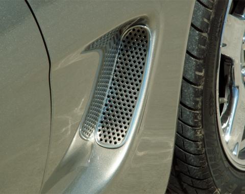 American Car Craft Vent Grilles Perforated Side Vent 2pc 032015