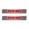 Challenger/Charger/Magnum/300 SRT 8 Fuel Rail Covers Polished/Perforated "HEMI" Illuminated 2008-2011 153035F