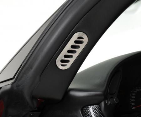 American Car Craft Pillar Vent Covers Satin 2pc 031030