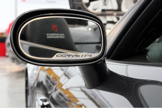 American Car Craft 2005-2019 Chevrolet Corvette Mirror Trim Side View Corvette Style Auto Dim 2pc GM Licensed 042088